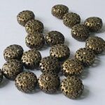 FILIGRANA METAL 16MM BRONCE  (125 UNIDADES APROX) 164 GRS.
