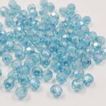 BOLSA BOLITAS FACETADAS  CELESTE 6MM X 500 GRS (21- 30) - Imagen 2