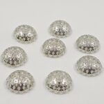 FILIGRANAS CALOTAS METAL NIQUEL 24*31MM x 500 GRS.
