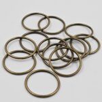 ARGOLLA ALAMBRE 3MM BRONCE 50MM DIAMETRO X 100 UNID.