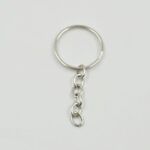 BOLSA ARGOLLA LLAVERO REFORZADA NIQUEL 30 MM C/CADENA 6 ESLABONES  x 250 UNID. - Imagen 3