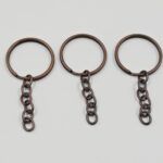 LLAVERO REFORZADO.
ARGOLLA 30MM C/CADENA 6 ESLABONES COBRE.
X 250 UNID.