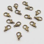 MOSQUETON 19*9 MM BRONCE
X 250 UNIDADES.