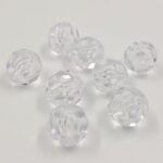 CAIREL ACRILICO FACETADO BOLITA  PASANTE 18MM.
X 500 GRS. - Imagen 2