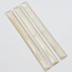 CRISTAL RECTÁNGULO UN AGUJERO CHAMPAGNE 200*22MM.
X 400 UNIDADES.