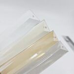 CRISTAL RECTÁNGULO DOS AGUJERO TRANSPARENTE 76*22MM.X 960 UNIDADES. - Imagen 2