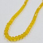 CRISTAL DE ROCA DONA 9MM AMARILLO.
X 1 TIRA.