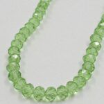 CRISTAL DE ROCA DONA 7MM VERDE.
X 1 TIRA.