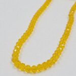CRISTAL DE ROCA DONA 7MM AMARILLO.
X 1 TIRA. - Imagen 2