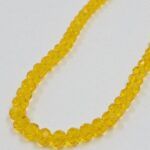 CRISTAL DE ROCA DONA 7MM AMARILLO.
X 1 TIRA.