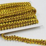 PASAMANERIA GOLD 2 CM DE ANCHO.
X 10 YARDAS.