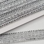 PASAMANERIA PLATEADA 2.5 CM DE ANCHO.
X 10 YARDAS. - Imagen 2