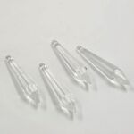 COLGANTE CRISTAL PUNTERA TRANSPARENTE 76MM.
X 6 UNIDADES.
MA 15-23