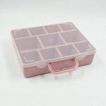 MALETIN ORGANIZADOR 11 DIVISIONES ROSA VIEJO.