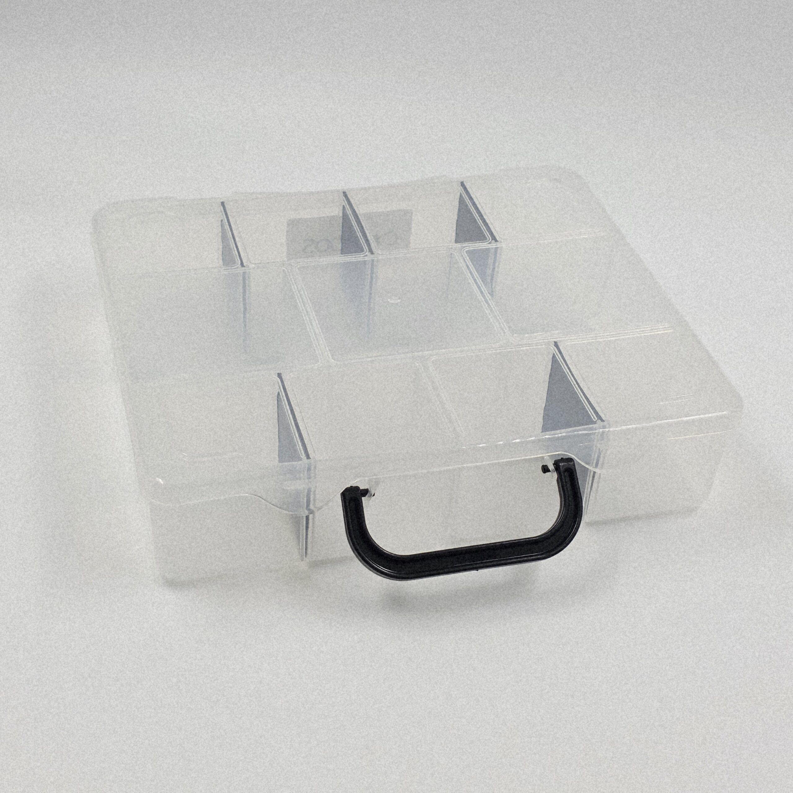 2025/02/1000634452-scaled.jpg MALETIN ORGANIZADOR 11 DIVISIONES TRANSPARENTE. - Imagen 1