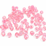 BOLSA x 500 GRS BOLITAS FACETADAS ROSA 6MM  (21-30) - Imagen 2