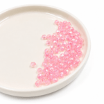 BOLSA x 500 GRS BOLITAS FACETADAS ROSA 6MM  (21-30)