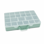 MALETIN ORGANIZADOR 23 DIVISIONES VERDE PASTEL.
