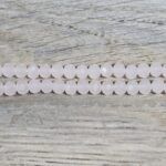 CRISTAL DE ROCA 6 MM DONA ROSA X TIRA(DONA 106)