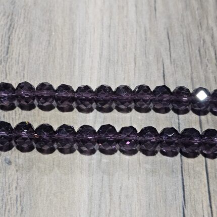 TIRA DE CRISTAL DONA 9 MM PURPURA.