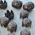 CALOTAS DE METAL COBRE 29*20MM X 500 GRS.