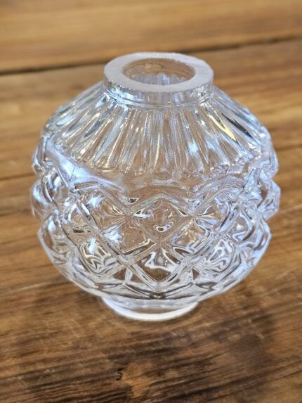 Bocha De Vidrio Pasante Labrada8 cm Diámetro  (12 Unidades)