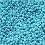 MOSTACILLÓN DE VIDRIO 4MM TONO TURQUESA X 500 GRS.