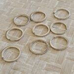 ARGOLLA LLAVERO PLANA NIQUEL 30  MM x 250 UNID