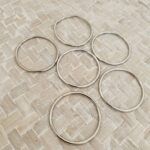 ARGOLLA ALAMBRE NIQUEL3 MM GROSOR 50 DIAMETRO x 100 UNID