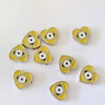 DIJES 582PASANTE OJO TURCO ♡ AMARILLO x 12 UNIDADES