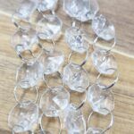 TIRA DE BOTÓN OCTOGONAL ACRILICO 14 MM.X 1 TIRA DE 1 METRO. - Imagen 2