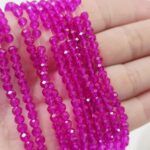 CRISTAL DE ROCA DONA 4MM.
X 1 TIRA. - Imagen 2