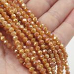 CRISTAL DE ROCA DONA 4MM.
X 1 TIRA.
(KA#86) - Imagen 2