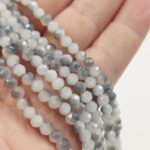 CRISTAL DE ROCA DONA 4MM.
X 1 TIRA. 
KA #84 - Imagen 2