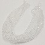 CRISTAL DE ROCA CUBOTRANSPARENTE 4MM.
X 1 TIRA.
KA #70