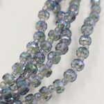 CRISTAL DE ROCA CILINDRO 6MM.
 X 1 TIRA. - Imagen 2