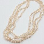 CRISTAL DE ROCA CILINDRO ROSA NUDE 6MM.
X 1 TIRA.