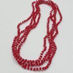 CRISTAL DE ROCA CILINDRO ROJO 6 MM.
X 1 TIRA.