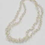 CRISTAL DE ROCA GOTA CHAMPAGNE 4*6MM.
X 1 TIRA. - Imagen 2