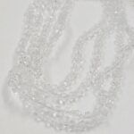 CRISTAL DE ROCA CILINDRO TRANSPARENTE 6MM.
X 1 TIRA. - Imagen 2