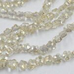 CRISTAL DE ROCA FLOR CHAMPAGNE 6MM.
X 1 TIRA.