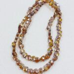 CRISTAL DE ROCA CORAZÓN CARAMELO 6MM. 
X 1 TIRA.
KA #111 - Imagen 2