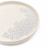 BOLSA x 500 GRS PERLAS CRISTAL TORNASOL 8MM.