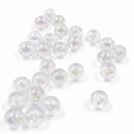 BOLSA x 500 GRS PERLAS CRISTAL TORNASOL 8MM. - Imagen 2