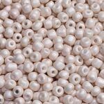 MOSTACILLÓN DE VIDRIO 4MM TONO ROSA NACARADO x 500 GRS.