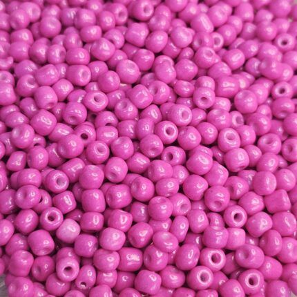 MOSTACILLÓN DE VIDRIO 4MM TONO FUCSIA x 500 GRS.