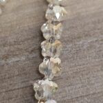 CRISTAL DE ROCA FLOR 6 MM X TIRA.