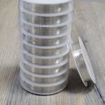 ALAMBRE DE COBRE 0.4MM X 8 METROS COLOR PLATEADO X 1 ROLLO. (EMA 2-6)