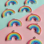 DIJE ARCO IRIS X 12 UNIDADES.