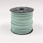 ROLLO GAMUZA VERDE MENTA CLARO 2.5 MM X 100 YARDAS. (13-1-1 A088)